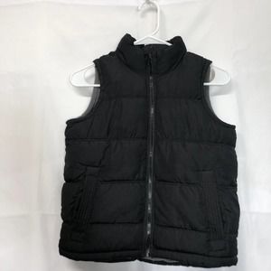Old Navy Puffer Vest Small Black Insulated